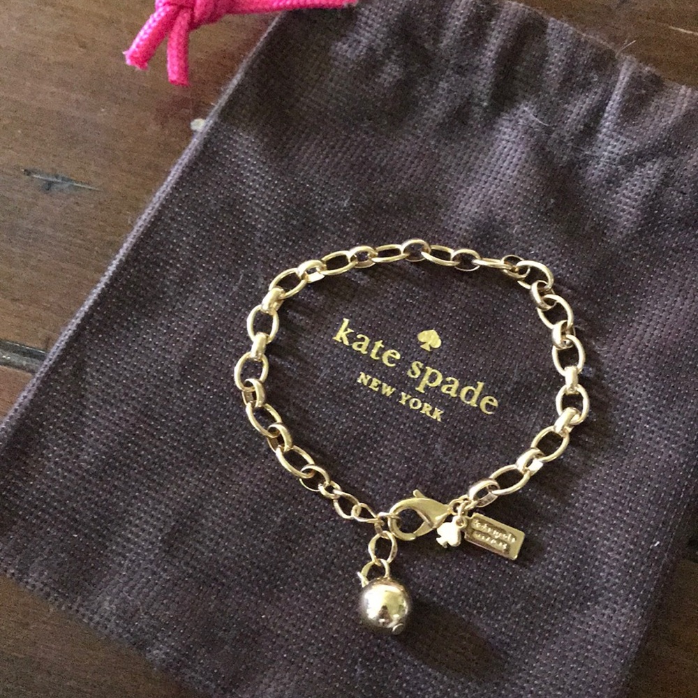 Kate Spade Gold Chain Charm Bracelet